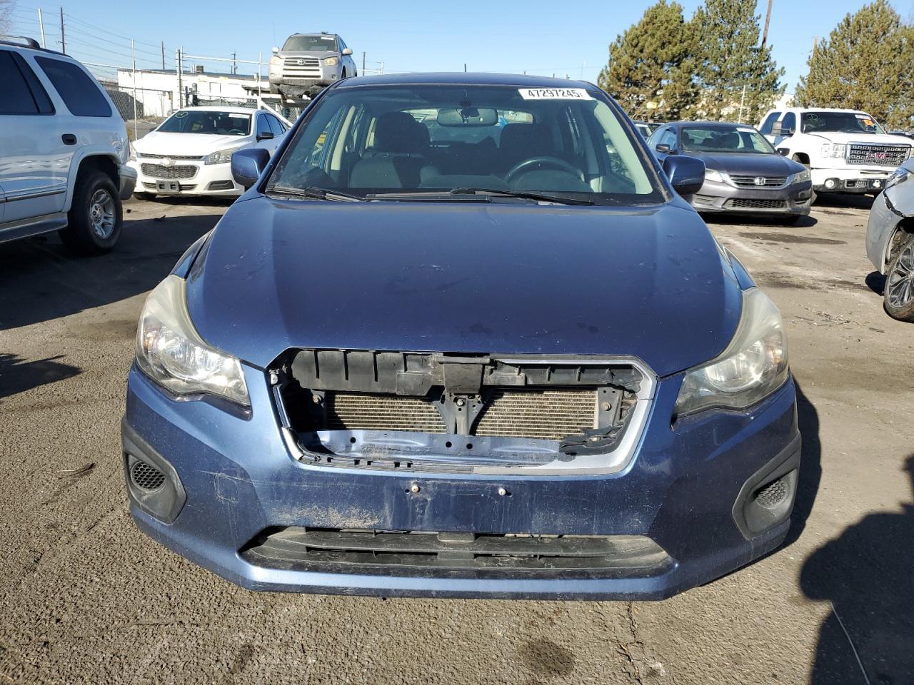 2013 Subaru Impreza VIN JF1GPAD66DH210159 Copart auction photo, all over / hail damage thumbnail 5