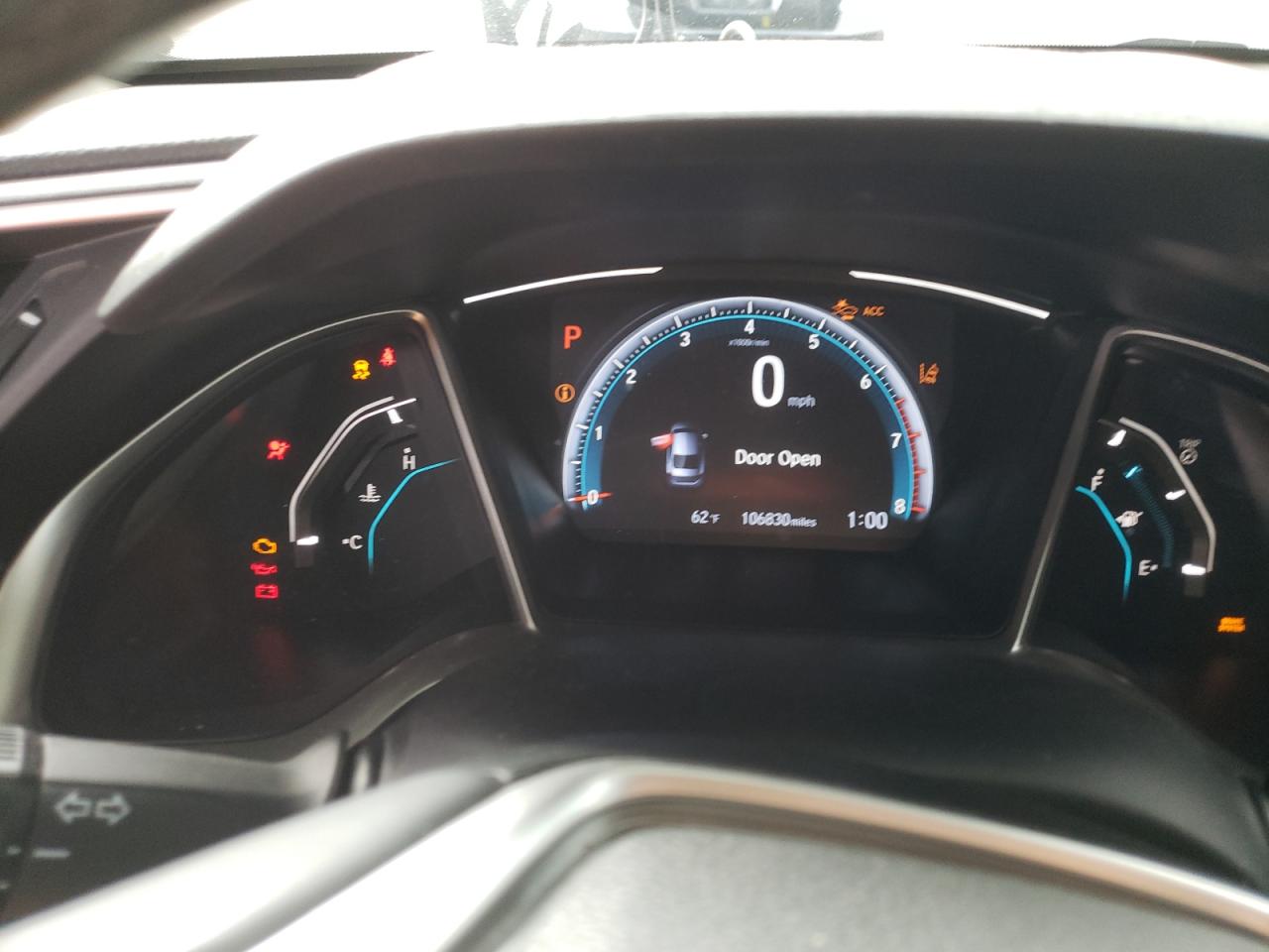 2020 Honda Civic VIN 19XFC1F36LE216195 Copart auction photo, front end damage thumbnail 9