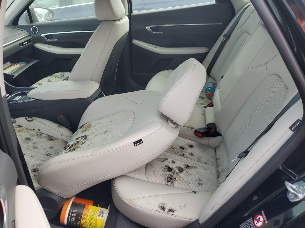 2022 Hyundai Sonata VIN KMHL34J23NA223500 Copart auction photo, water/flood damage thumbnail 10