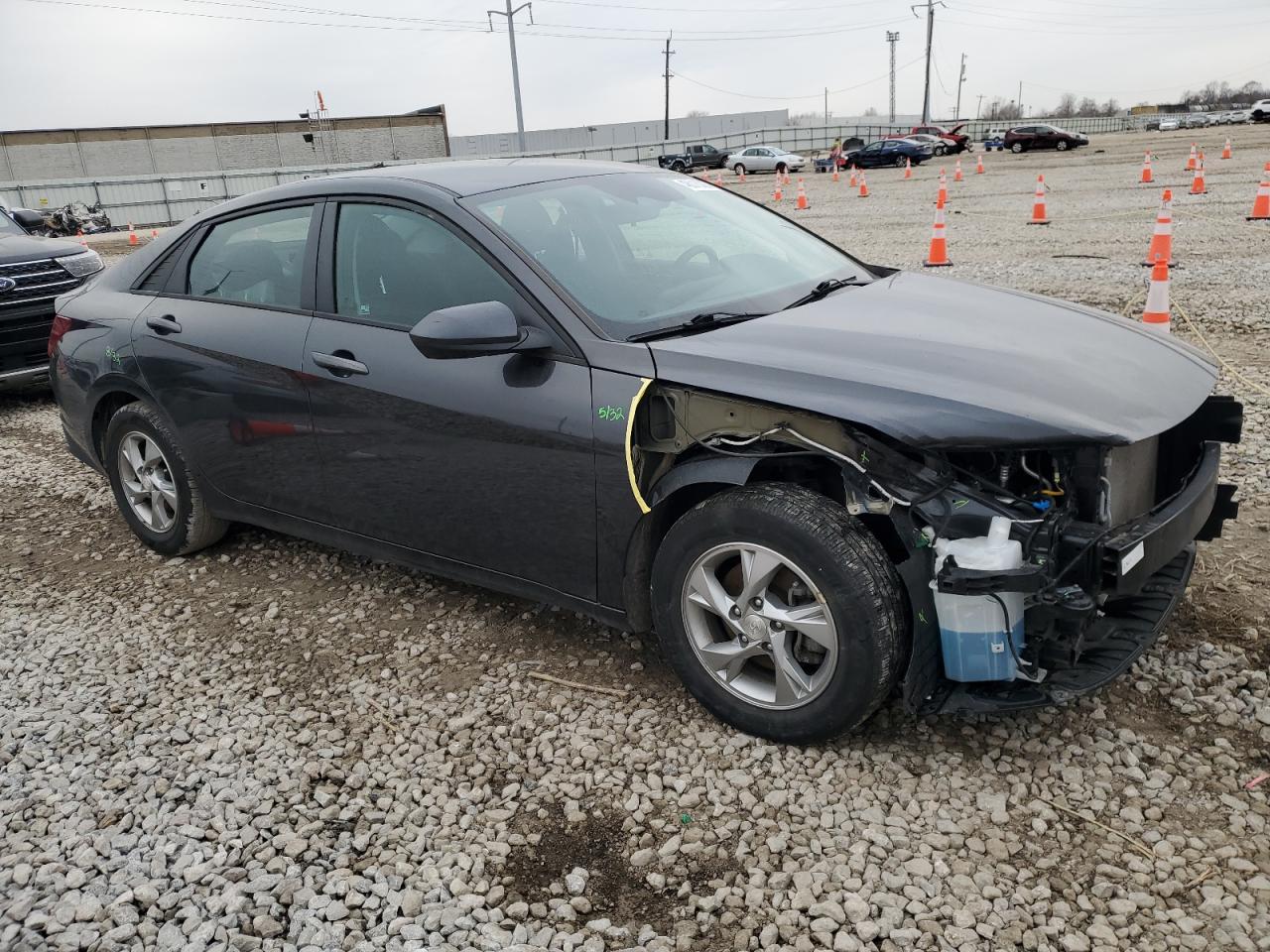 2021 Hyundai Elantra VIN 5NPLL4AG2MH016099 Copart auction photo, front end damage thumbnail 4