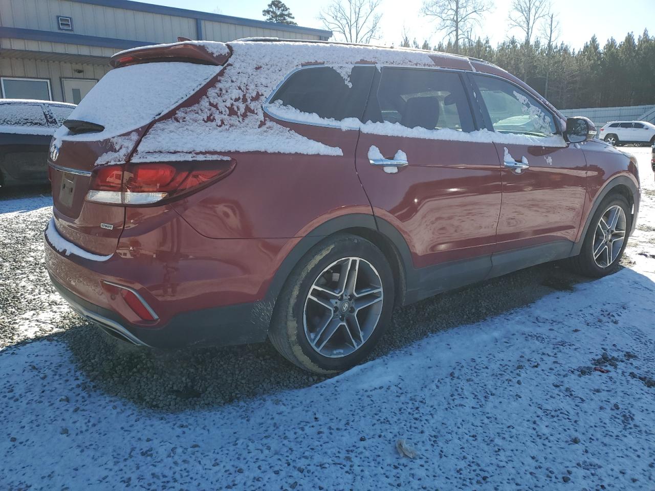 2017 Hyundai Santa Fe VIN KM8SR4HF0HU226070 Copart auction photo, front end damage thumbnail 3