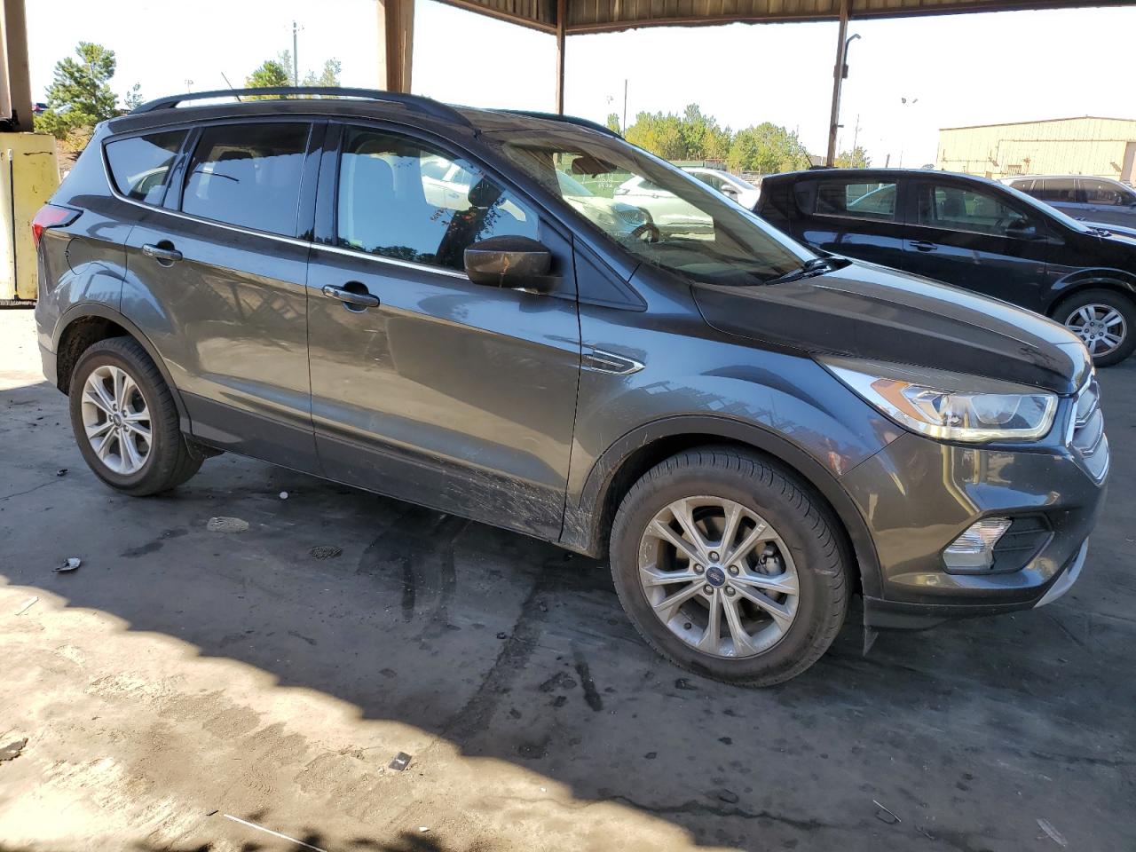 2019 Ford Escape VIN 1FMCU0HD4KUA81858 Copart auction photo, top/roof damage thumbnail 3