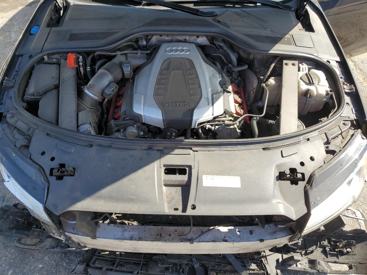 2015 Audi A8 VIN WAU3GAFD9FN008017 Copart auction photo, front end / mechanical damage thumbnail 11