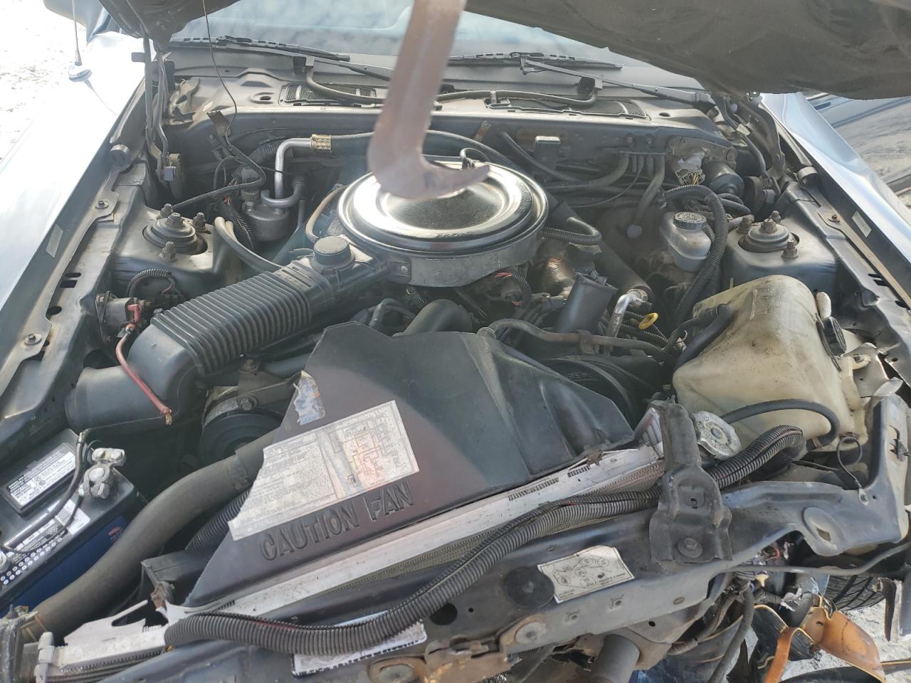 1987 Ford Thunderbird VIN 1FABP6034HH188123 Copart auction photo, front end damage thumbnail 11