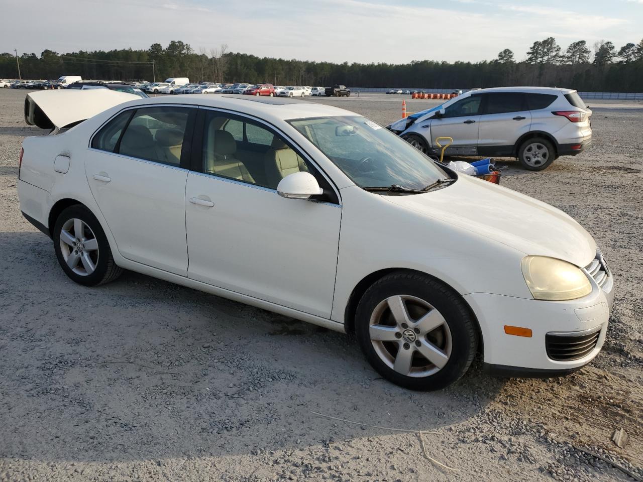 2008 Volkswagen Jetta VIN 3VWRM71K98M166785 Copart auction photo, rear end damage thumbnail 4