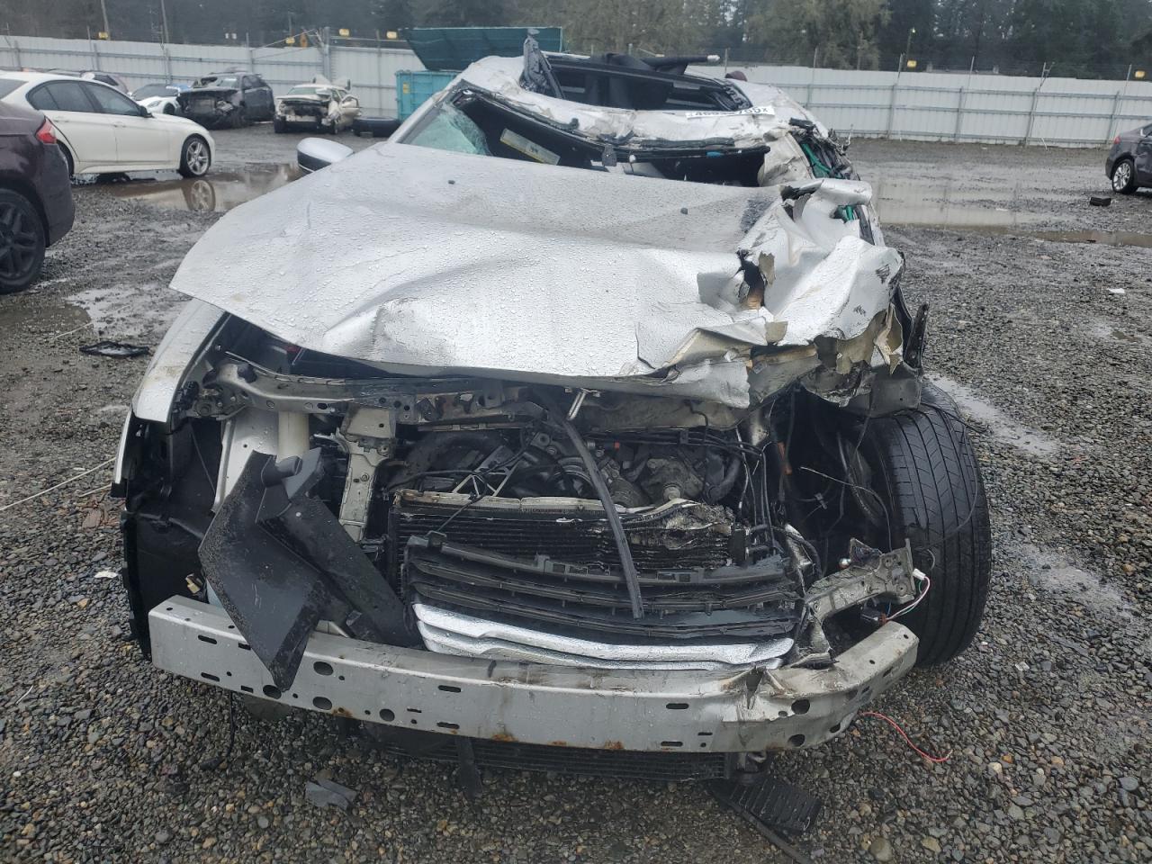 2012 Chrysler 300 VIN 2C3CCAET5CH146525 Copart auction photo, front end / top/roof damage thumbnail 5