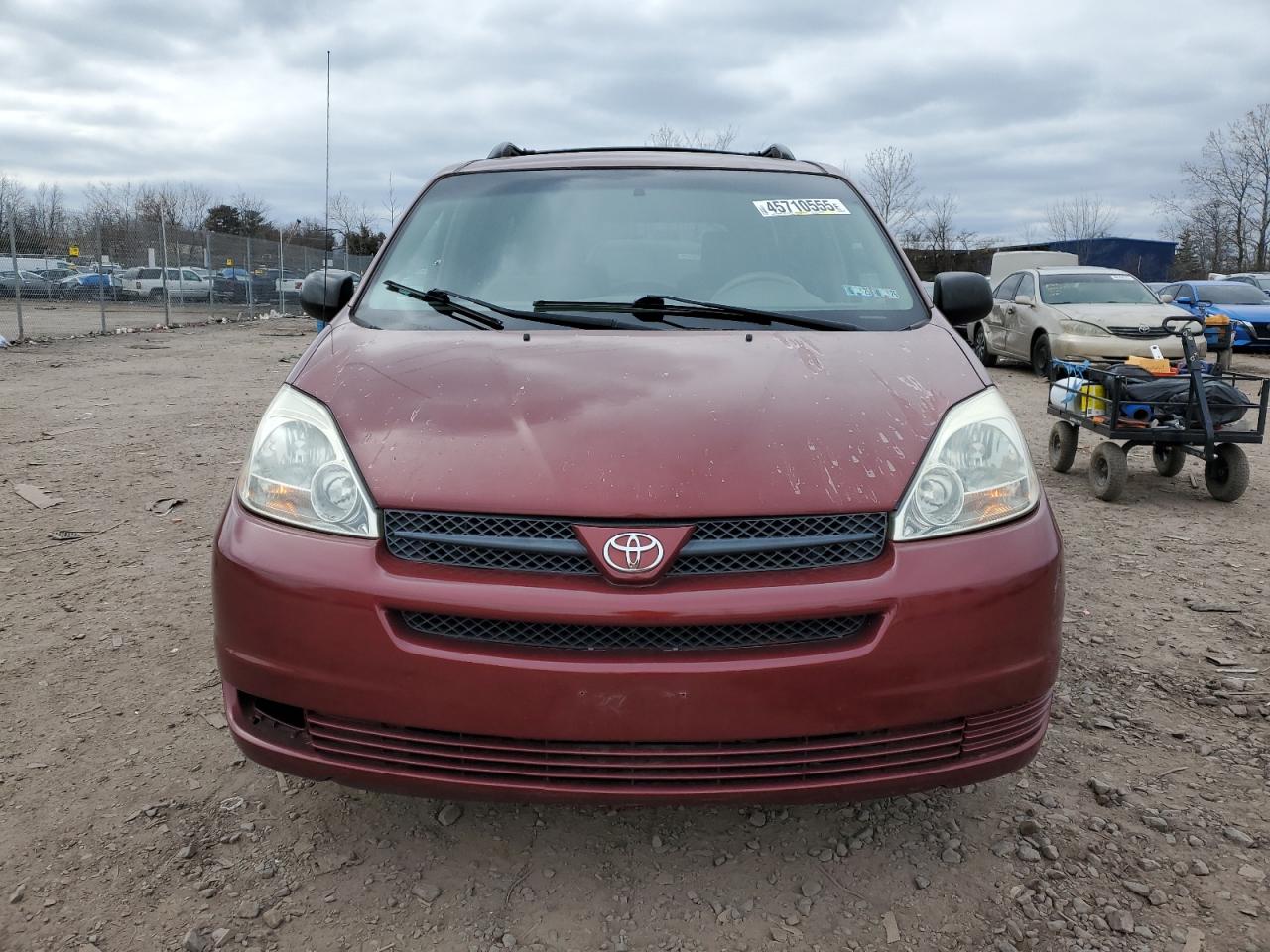 2004 Toyota Sienna VIN 5TDZA23C04S033802 Copart auction photo, rear end damage thumbnail 5