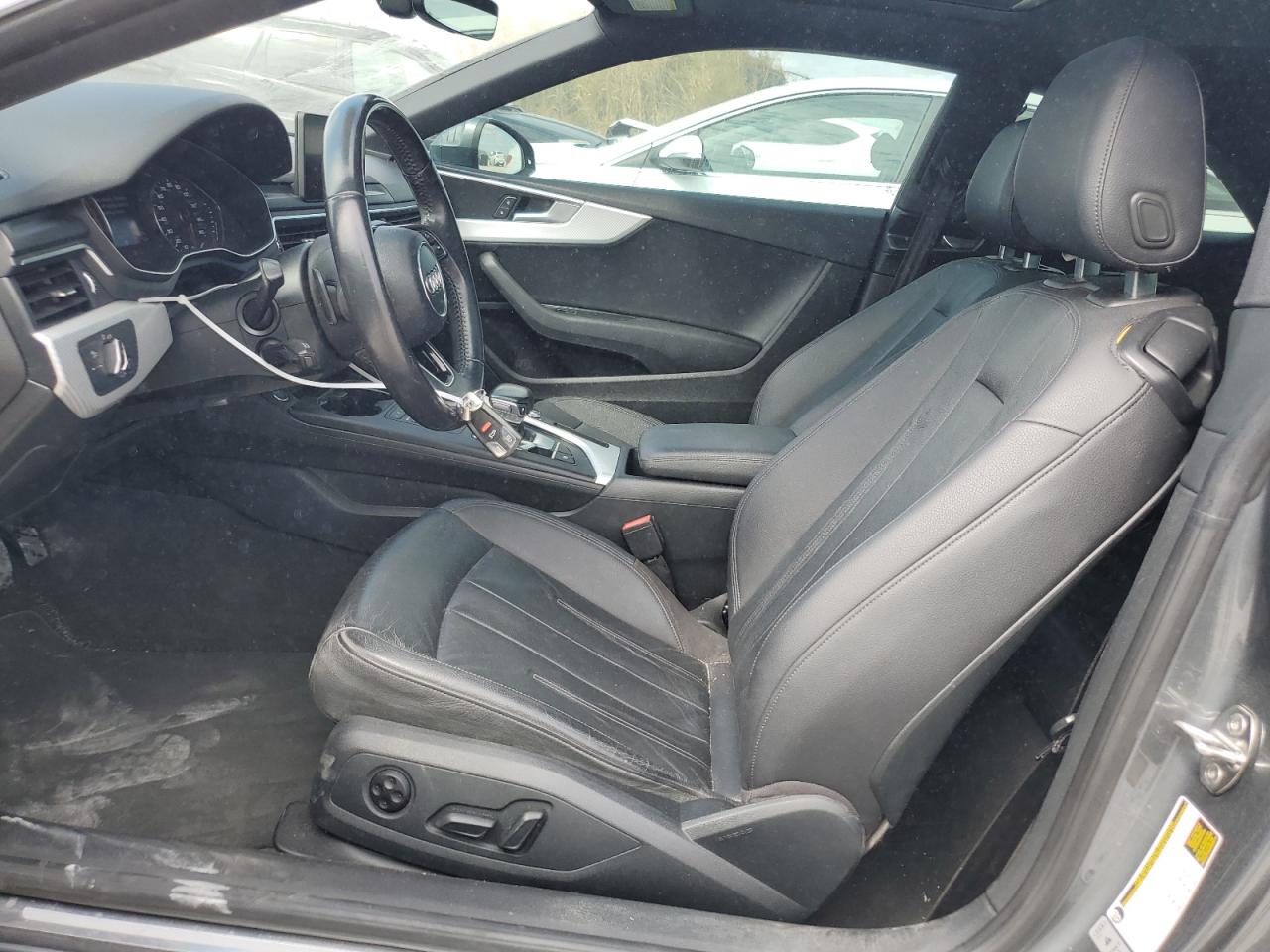 2018 Audi A5 VIN WAUNNAF54JA003363 Copart auction photo, side damage thumbnail 7