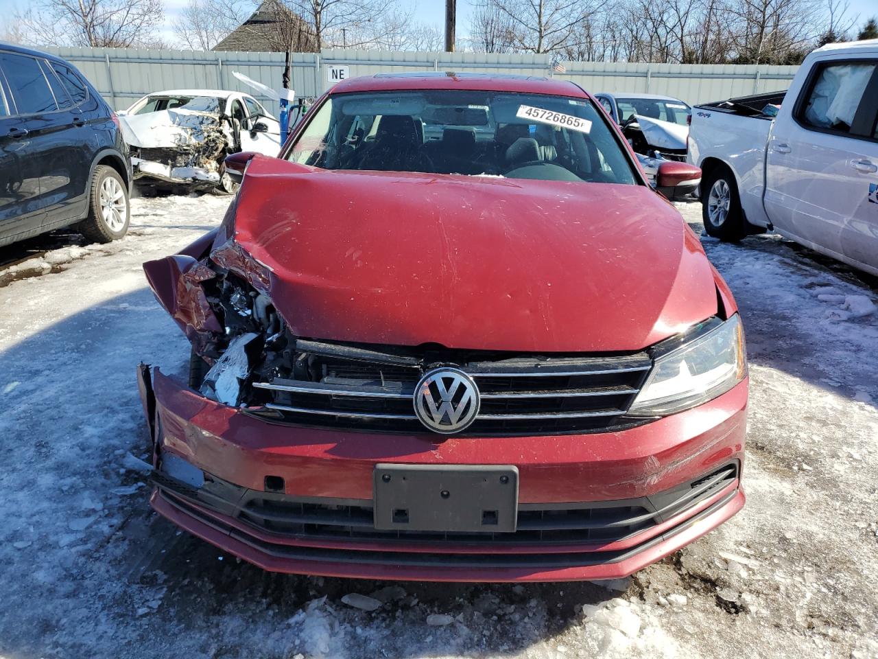2017 Volkswagen Jetta VIN 3VWDB7AJ9HM396267 Copart auction photo, front end / minor dent/scratches damage thumbnail 5