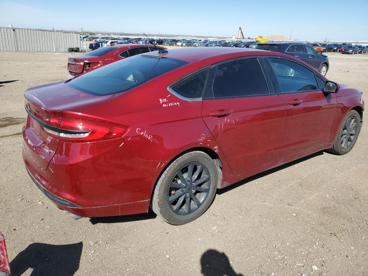 2017 Ford Fusion VIN 3FA6P0H73HR195021 Copart auction photo, front end damage thumbnail 3