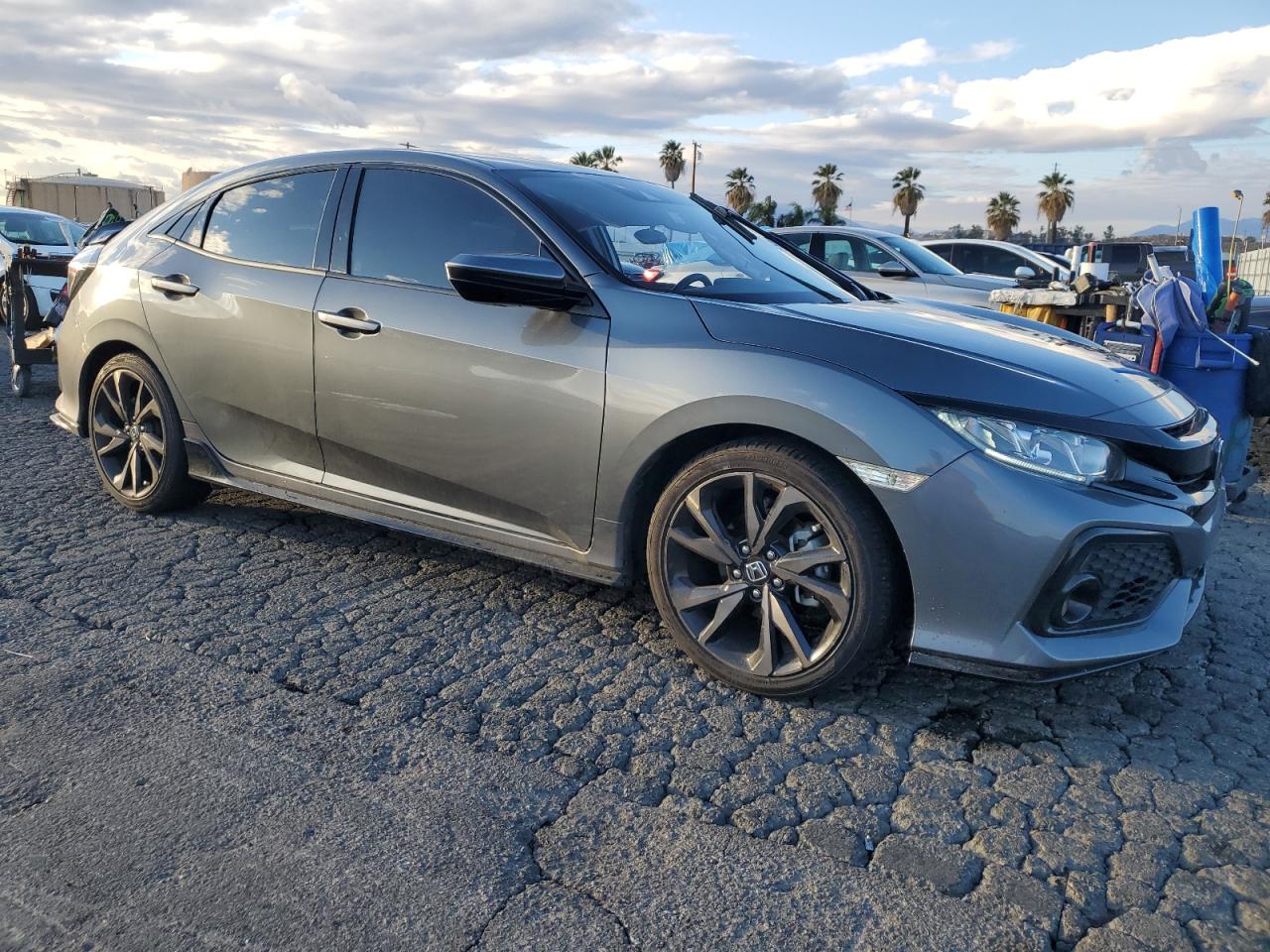 2019 Honda Civic VIN SHHFK7H44KU417046 Copart auction photo, side damage thumbnail 4