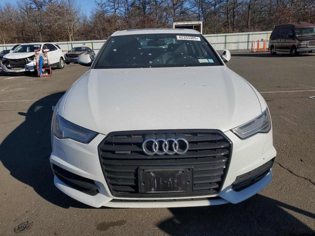2018 Audi A6 VIN WAUG8AFC1JN047148 Copart auction photo, side / rear end damage thumbnail 5