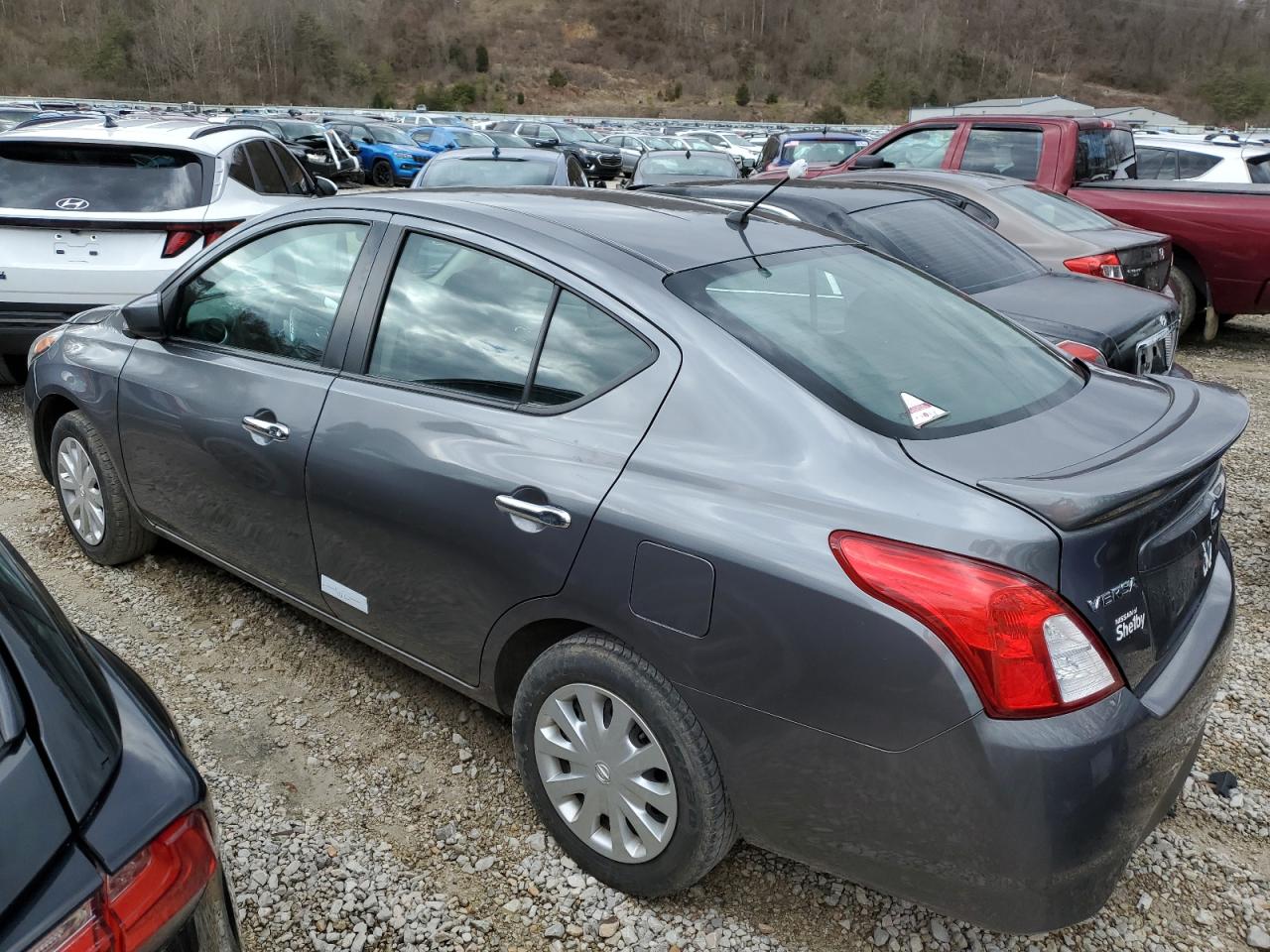 2019 Nissan Versa VIN 3N1CN7AP9KL877386 Copart auction photo, water/flood damage thumbnail 2