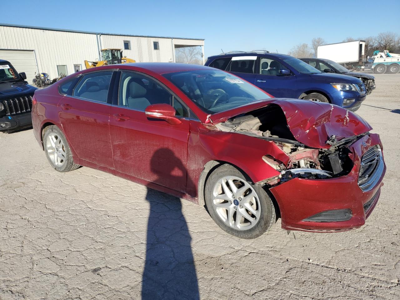 2014 Ford Fusion VIN 3FA6P0HD4ER100113 Copart auction photo, front end damage thumbnail 4