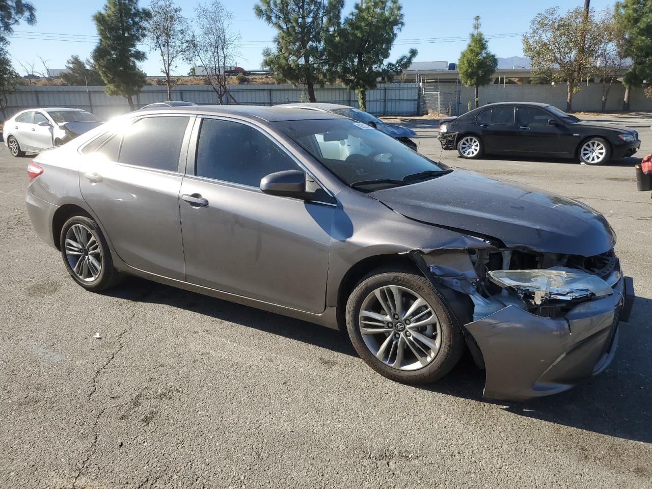 2016 Toyota Camry VIN 4T1BF1FK9GU212965 Copart auction photo, front end / side damage thumbnail 4