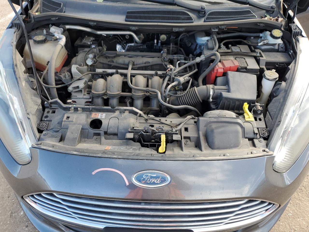 2016 Ford Fiesta VIN 3FADP4EJ7GM199650 Copart auction photo, rear end / hail damage thumbnail 11