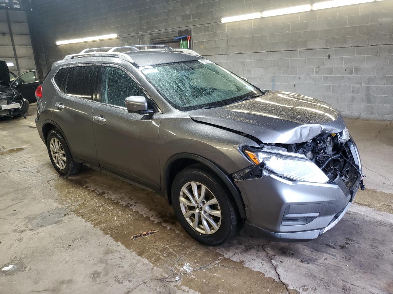 2017 Nissan Rogue VIN JN8AT2MV9HW024484 Copart auction photo, front end / rear end damage thumbnail 4