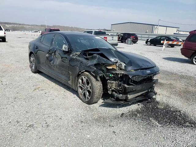 2019 KIA Stinger VIN KNAE35LC3K6047357 Copart auction photo, front end / side damage thumbnail 11