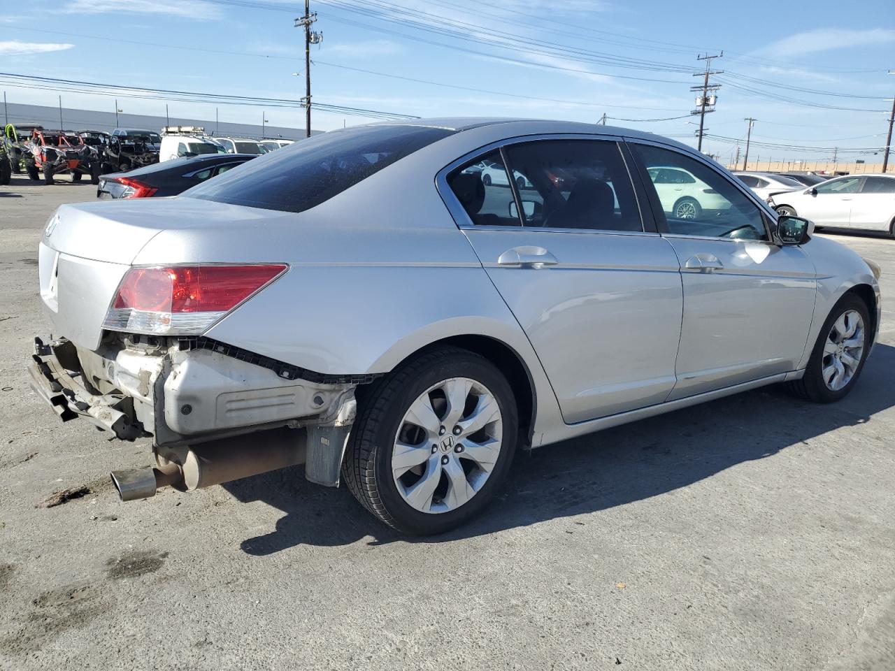 2009 Honda Accord VIN 1HGCP26709A067022 Copart auction photo, rear end / front end damage thumbnail 3