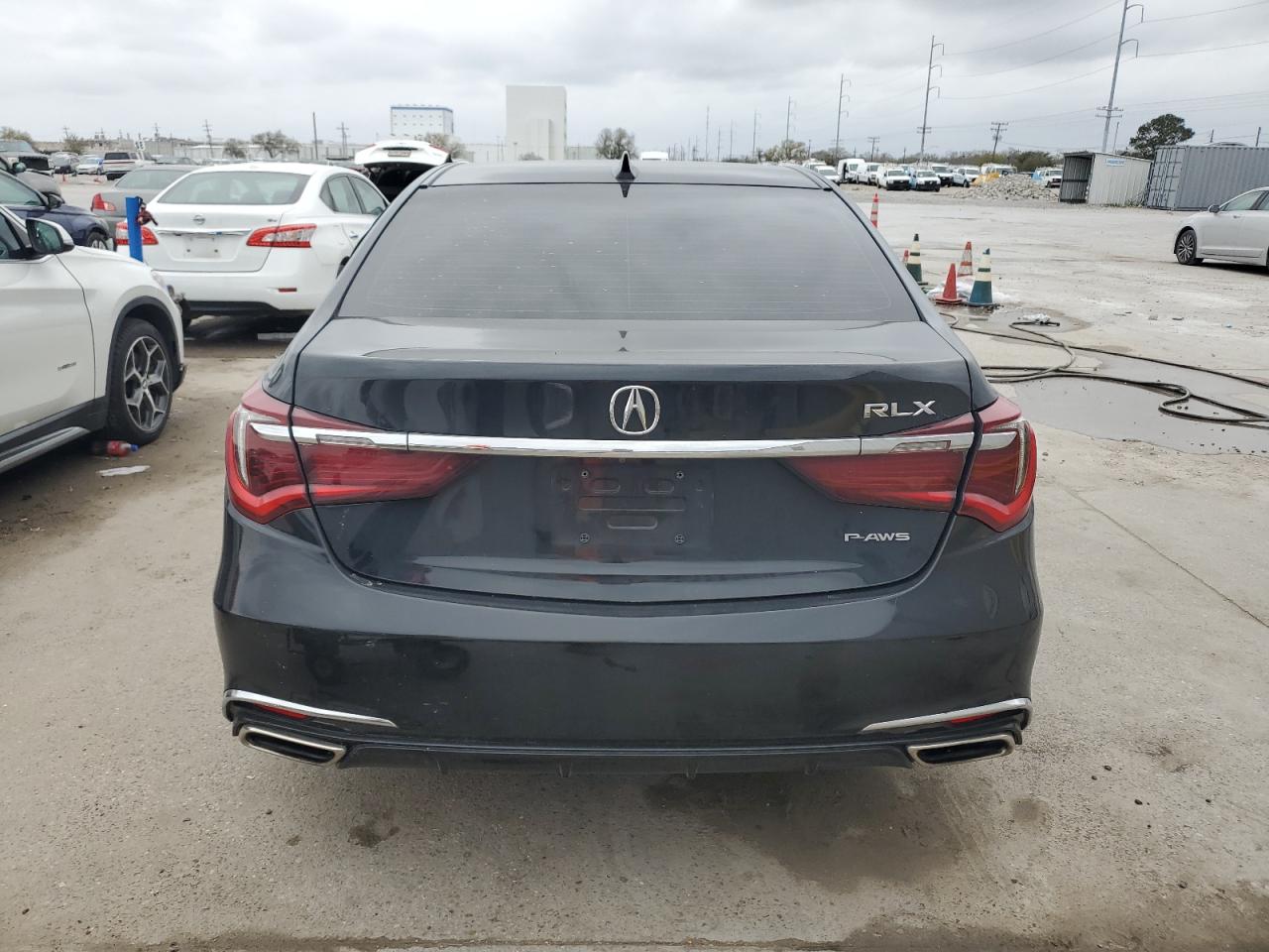 2018 Acura RLX VIN JH4KC1F5XJC000885 Copart auction photo, all over damage thumbnail 6