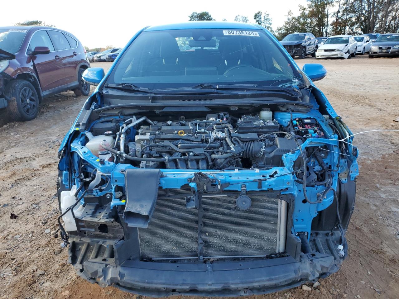 2019 Toyota Corolla VIN JTNK4RBE4K3067868 Copart auction photo, front end damage thumbnail 5