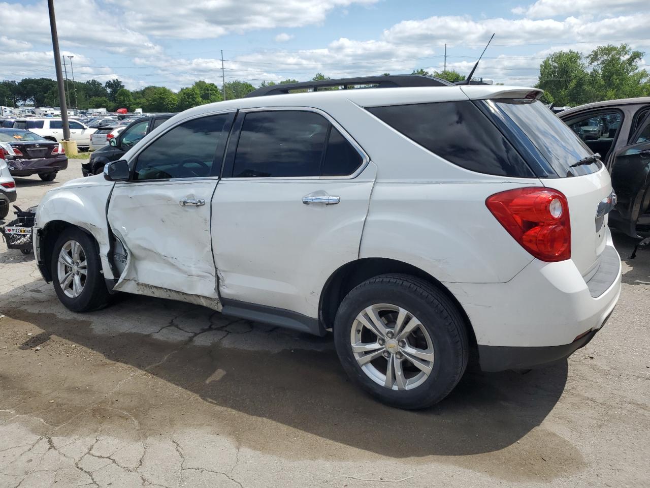 2012 Chevrolet Equinox VIN 2GNALDEK0C6326879 Copart auction photo, front end / side damage thumbnail 2