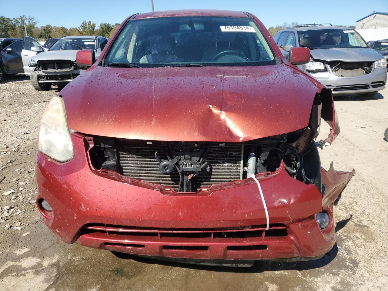 2013 Nissan Rogue VIN JN8AS5MV3DW605140 Copart auction photo, front end damage thumbnail 5