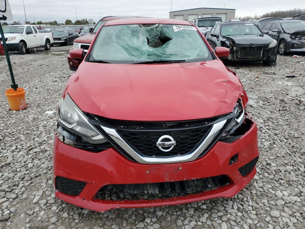 2018 Nissan Sentra VIN 3N1AB7APXJL612751 Copart auction photo, all over damage thumbnail 5