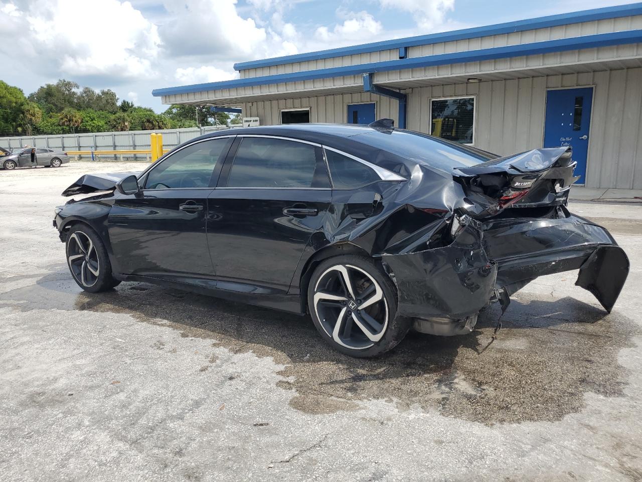2018 Honda Accord VIN 1HGCV1F34JA149322 Copart auction photo, front end / rear end damage thumbnail 2