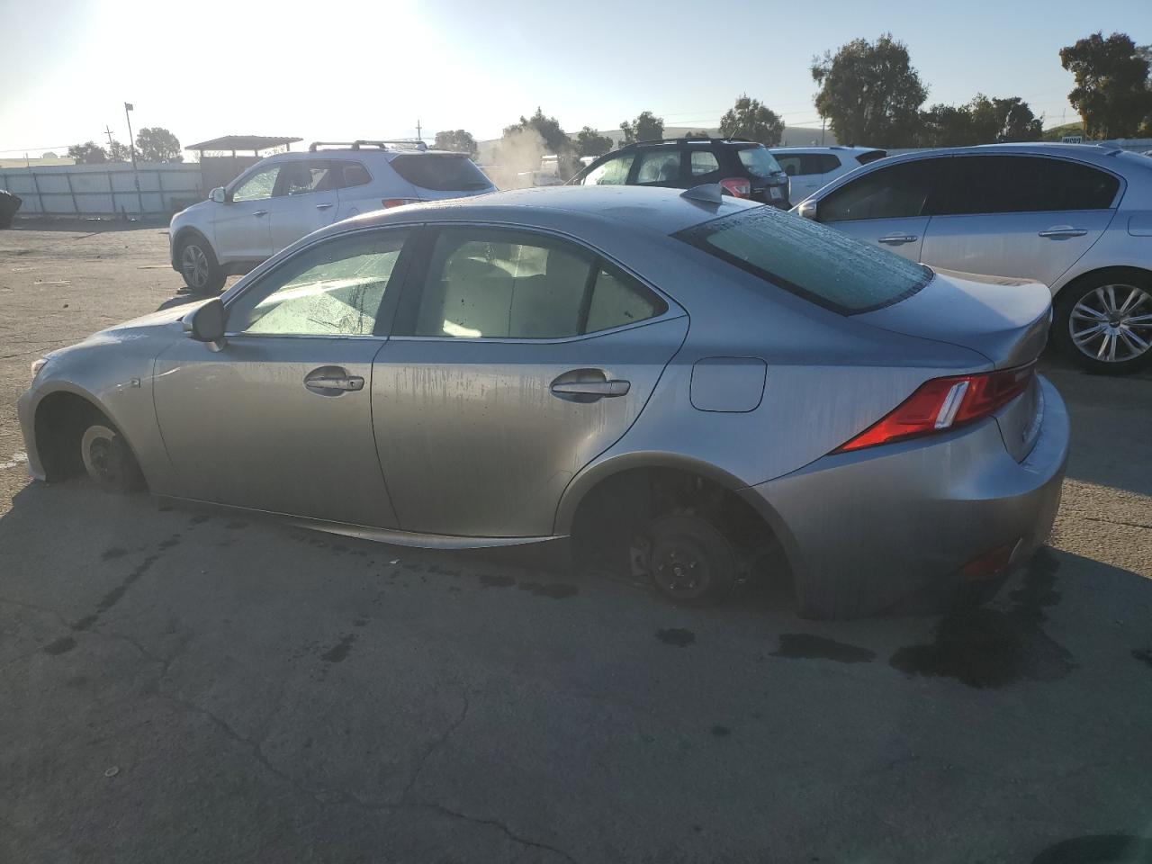 2016 Lexus IS VIN JTHBA1D23G5001386 Copart auction photo, vandalism / stripped damage thumbnail 2