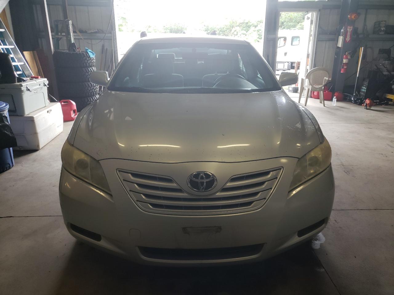 2007 Toyota Camry VIN JTNBE46K573103767 Copart auction photo, rear end damage thumbnail 5