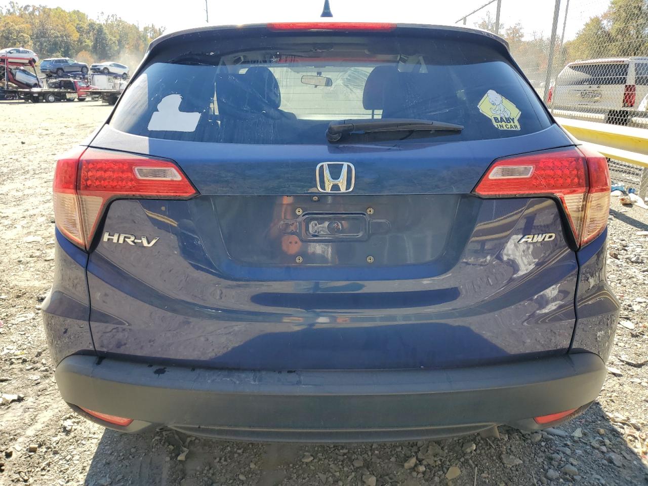 2017 Honda HR-V VIN 3CZRU6H56HM719433 Copart auction photo, front end damage thumbnail 6