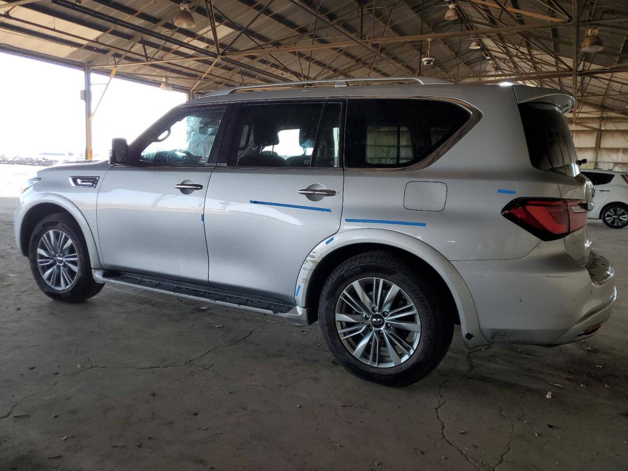 2019 Infiniti QX80 VIN JN8AZ2NE4K9230394 Copart auction photo, front end / rear end damage thumbnail 2