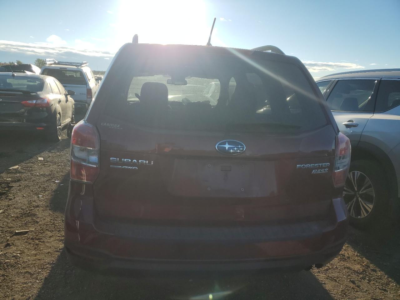 2014 Subaru Forester VIN JF2SJAEC2EH455361 Copart auction photo, undercarriage / minor dent/scratches damage thumbnail 6