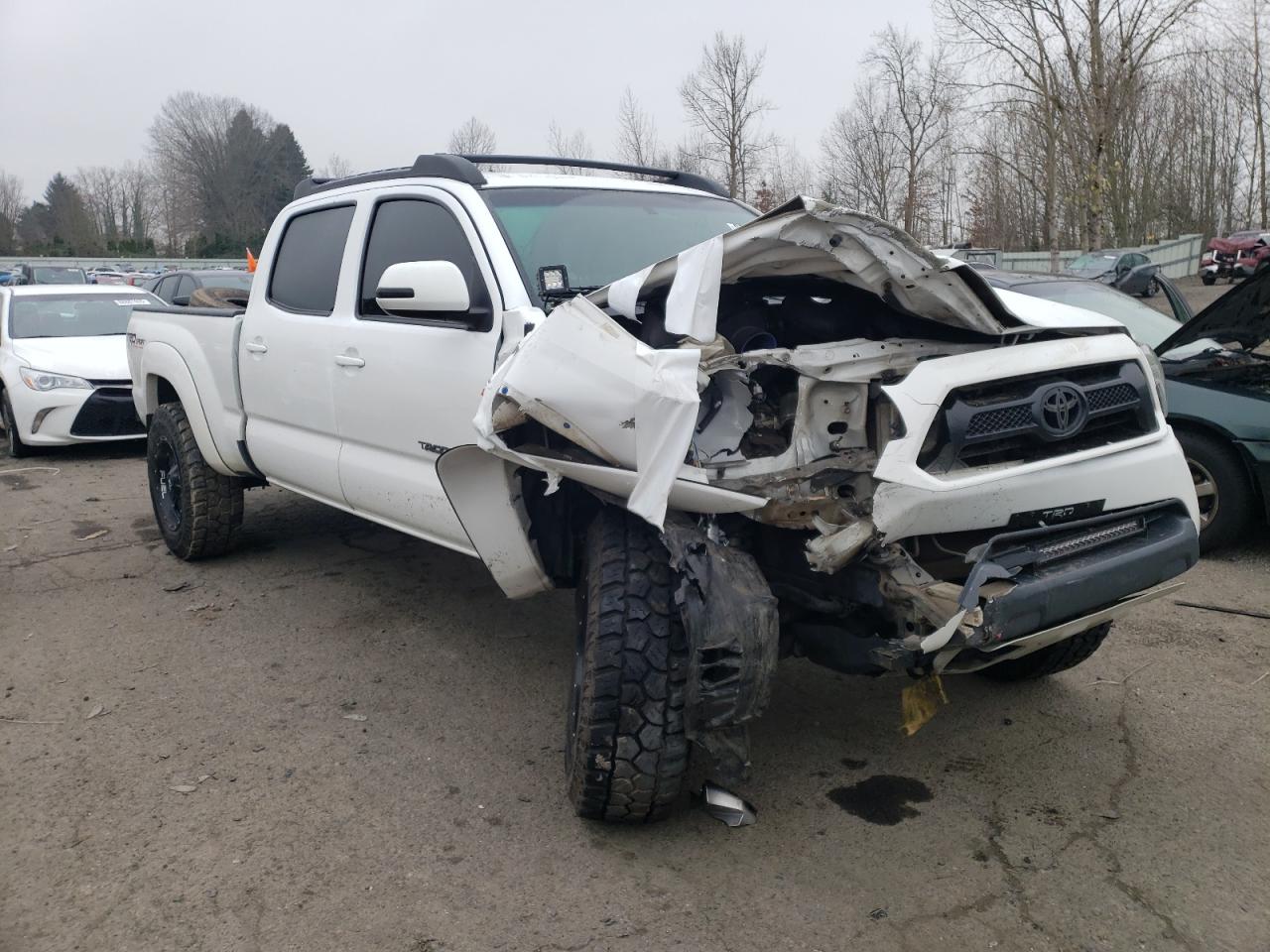 2014 Toyota Tacoma VIN 3TMMU4FN1EM066125 Copart auction photo, front end damage thumbnail 4