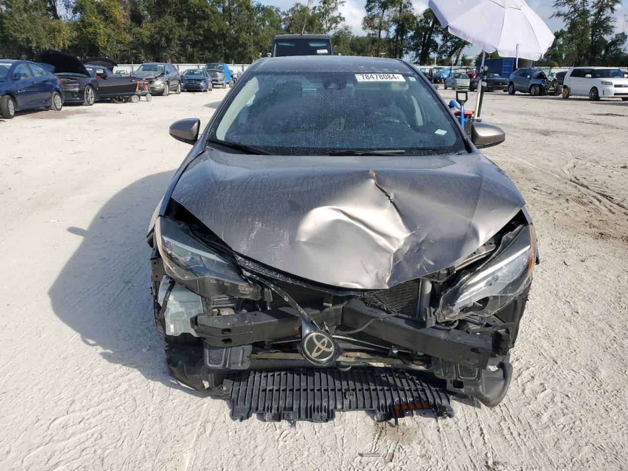 2017 Toyota Corolla VIN 5YFBURHE6HP725010 Copart auction photo, front end damage thumbnail 5