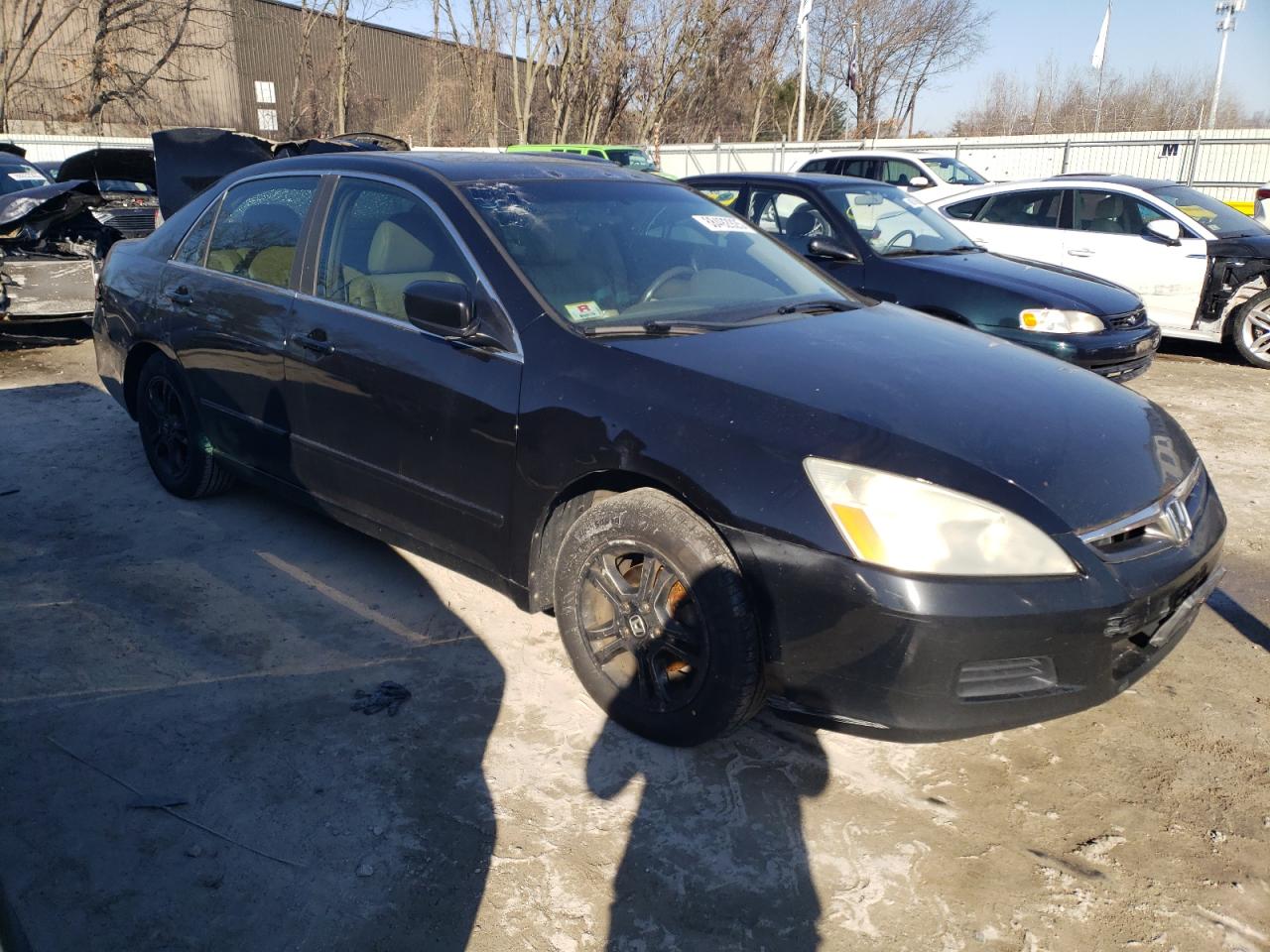 2006 Honda Accord VIN 1HGCM55886A005237 Copart auction photo, rear end / minor dent/scratches damage thumbnail 4