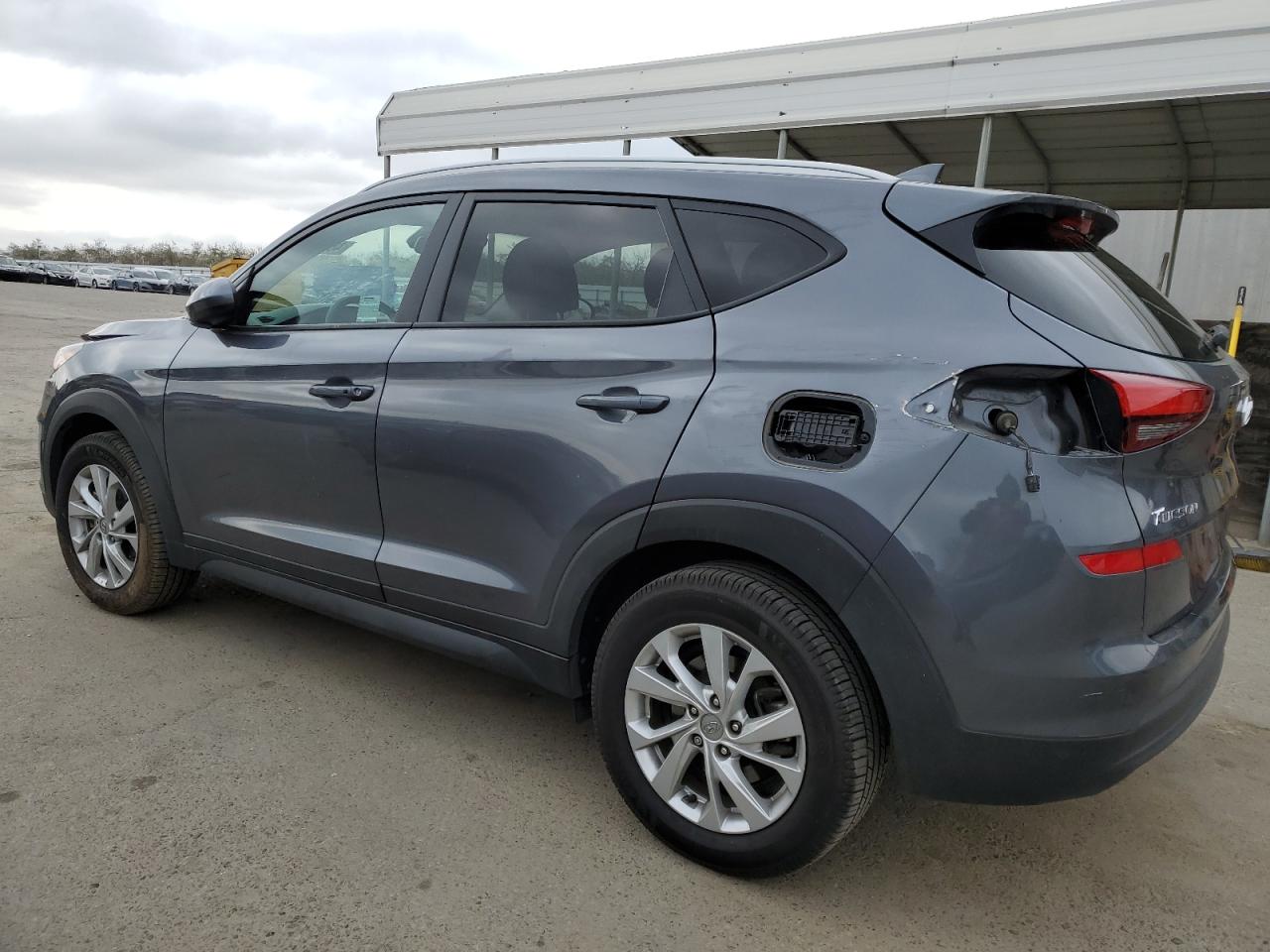 2019 Hyundai Tucson VIN KM8J33A42KU964217 Copart auction photo, front end / rear end damage thumbnail 2