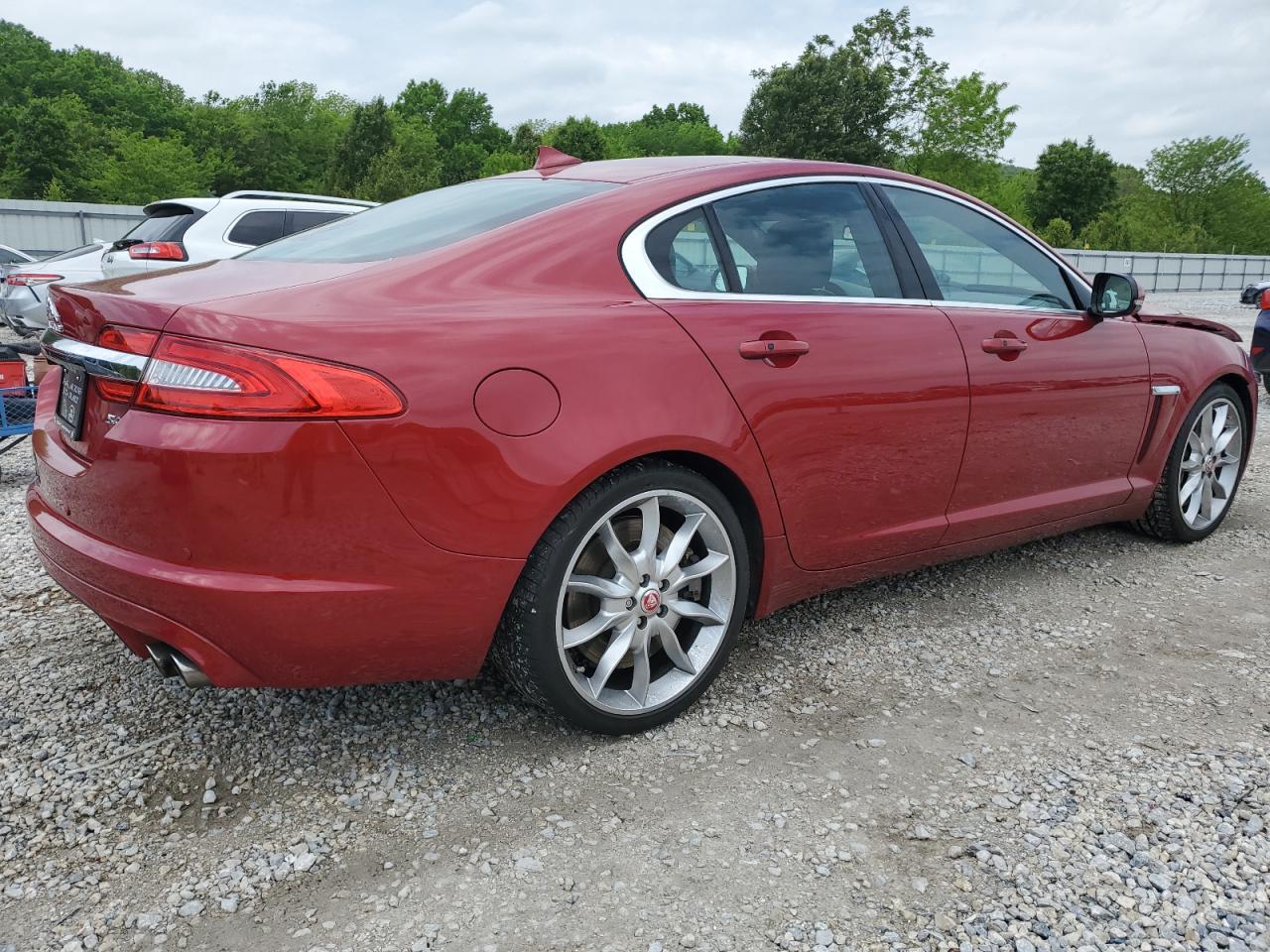 2015 Jaguar XF VIN SAJWA0HP1FMU59632 Copart auction photo, front end damage thumbnail 3