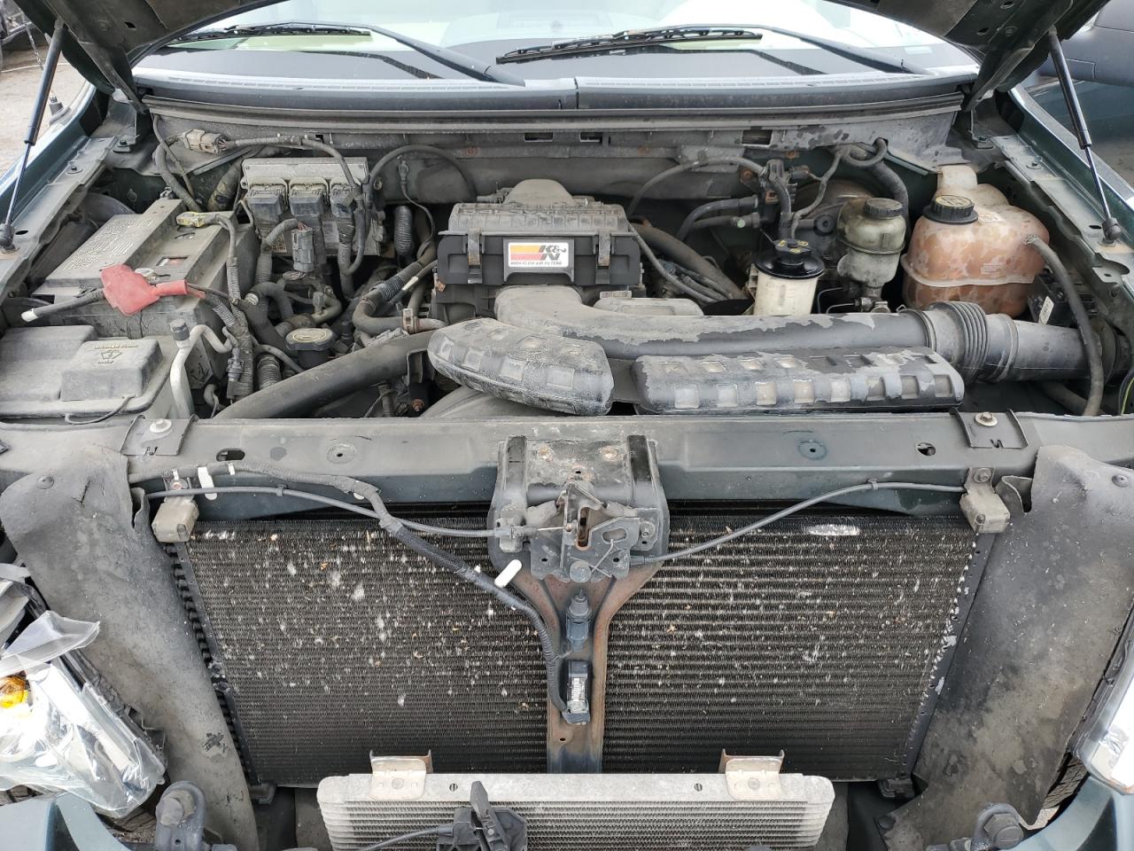 2005 Ford F-150 VIN 1FTPW14535FA92038 Copart auction photo, front end / side damage thumbnail 12