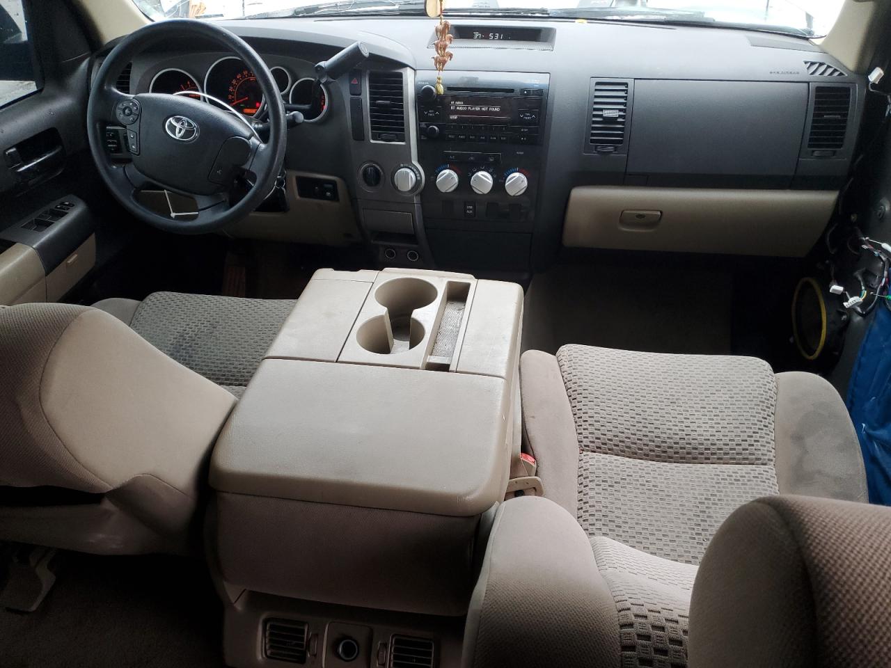 2010 Toyota Tundra VIN 5TFDM5F14AX002006 Copart auction photo, front end / side damage thumbnail 8