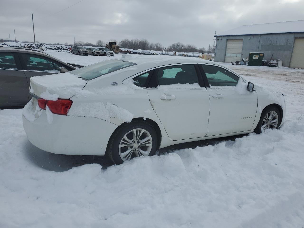 2015 Chevrolet Impala VIN 2G1125S32F9202347 Copart auction photo, front end / rear end damage thumbnail 3