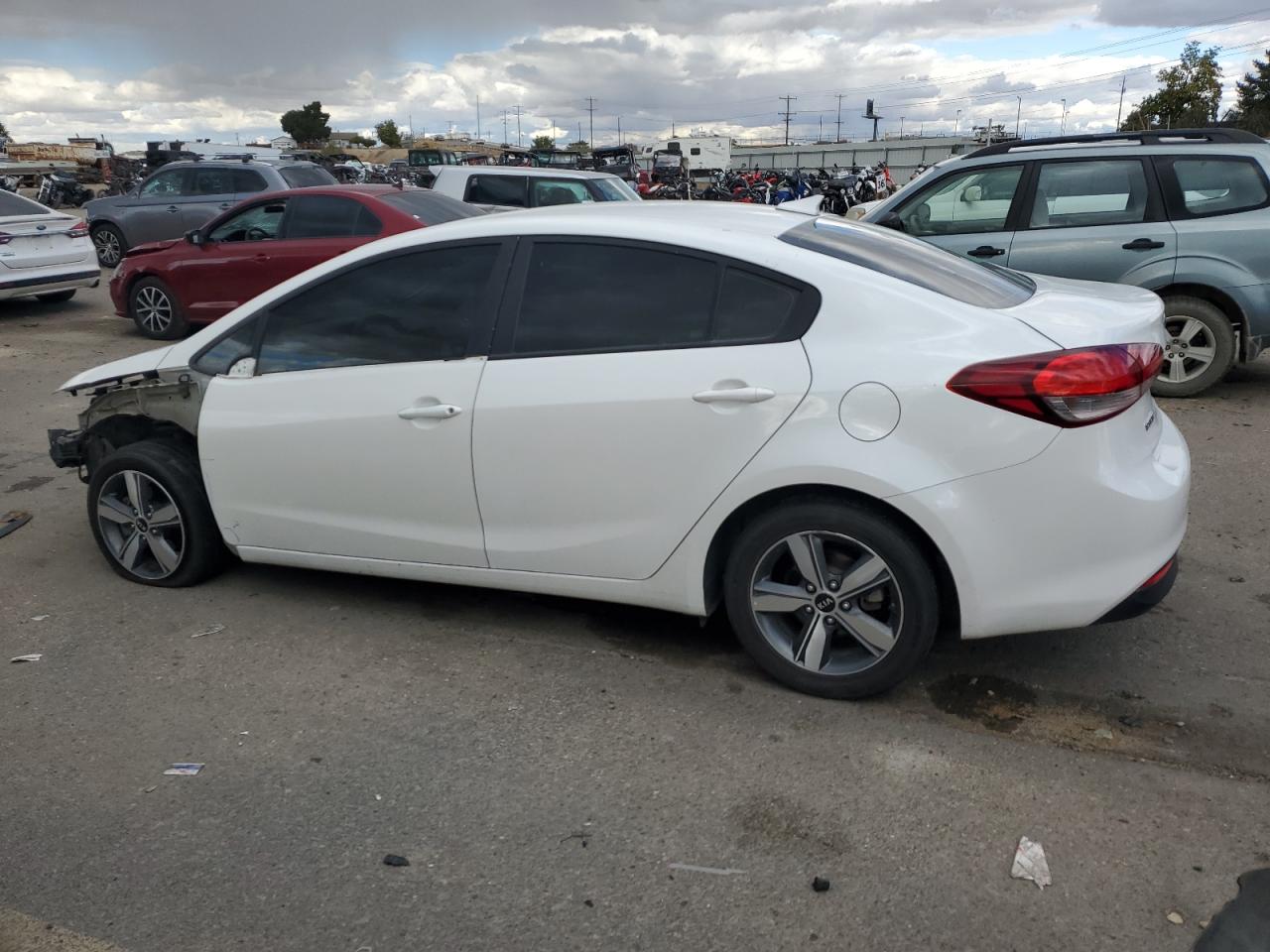 2018 KIA Forte VIN 3KPFL4A72JE222195 Copart auction photo, front end damage thumbnail 2