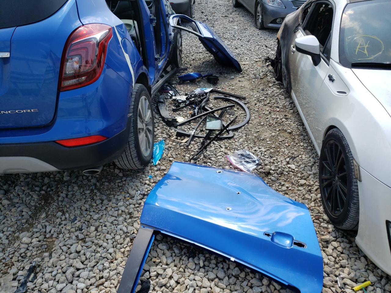 2018 Buick Encore VIN KL4CJASB2JB592273 Copart auction photo, all over damage thumbnail 13