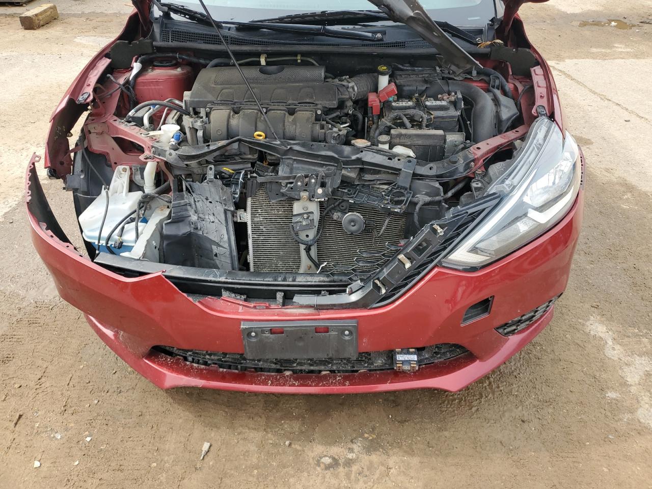2018 Nissan Sentra VIN 3N1AB7APXJY264727 Copart auction photo, front end damage thumbnail 11