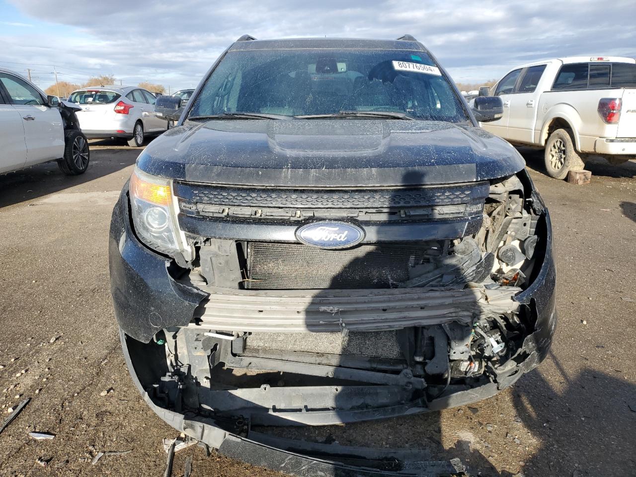 2013 Ford Explorer VIN 1FM5K8F82DGA12901 Copart auction photo, front end damage thumbnail 5