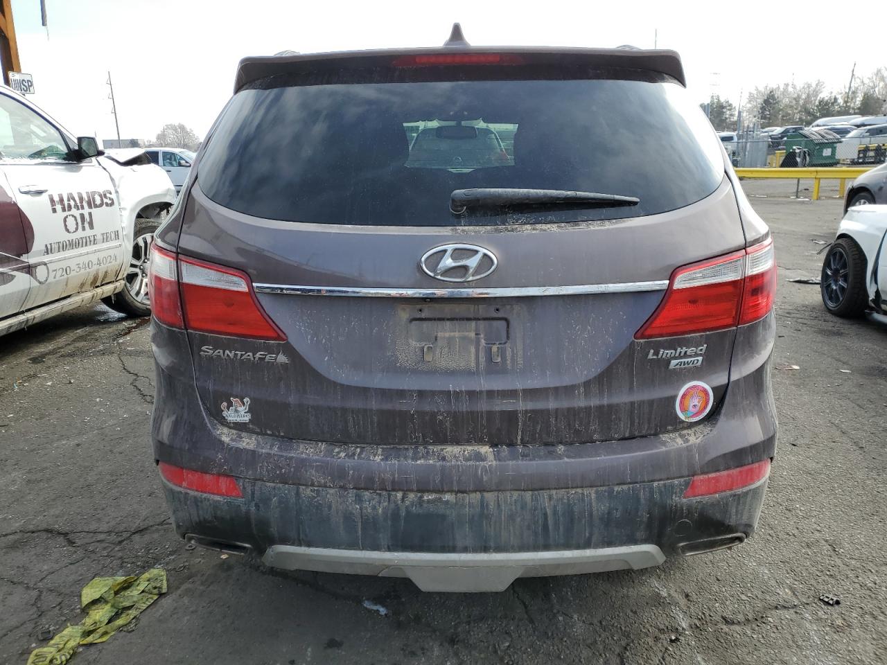 2014 Hyundai Santa Fe VIN KM8SNDHF2EU051358 Copart auction photo, front end damage thumbnail 6