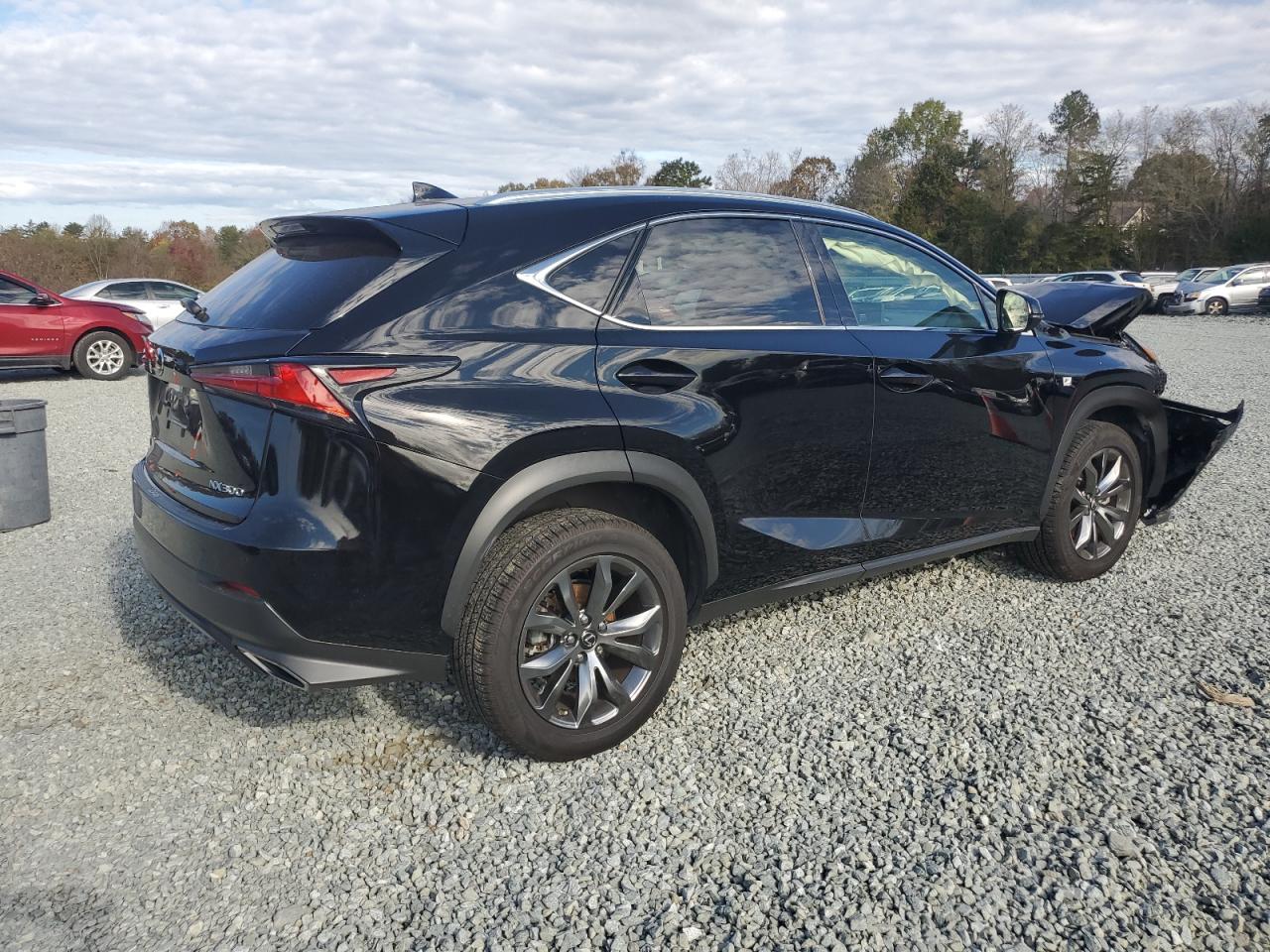 2021 Lexus NX VIN JTJSARBZ0M2197653 Copart auction photo, front end damage thumbnail 3