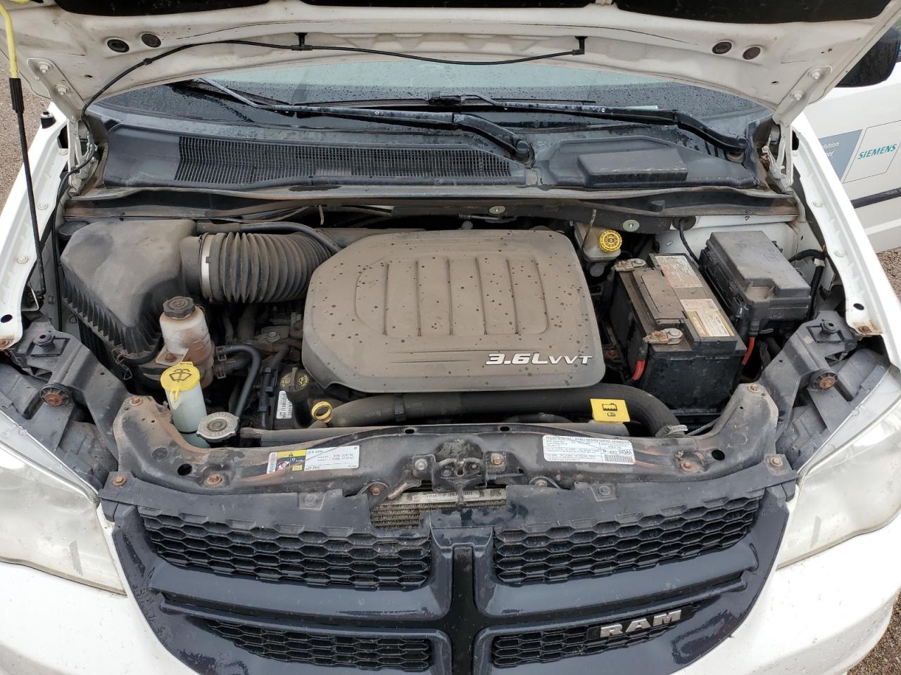 2013 RAM Cargo Van Tradesman VIN 2C4JRGAG3DR781252 Copart auction photo, rear end damage thumbnail 12