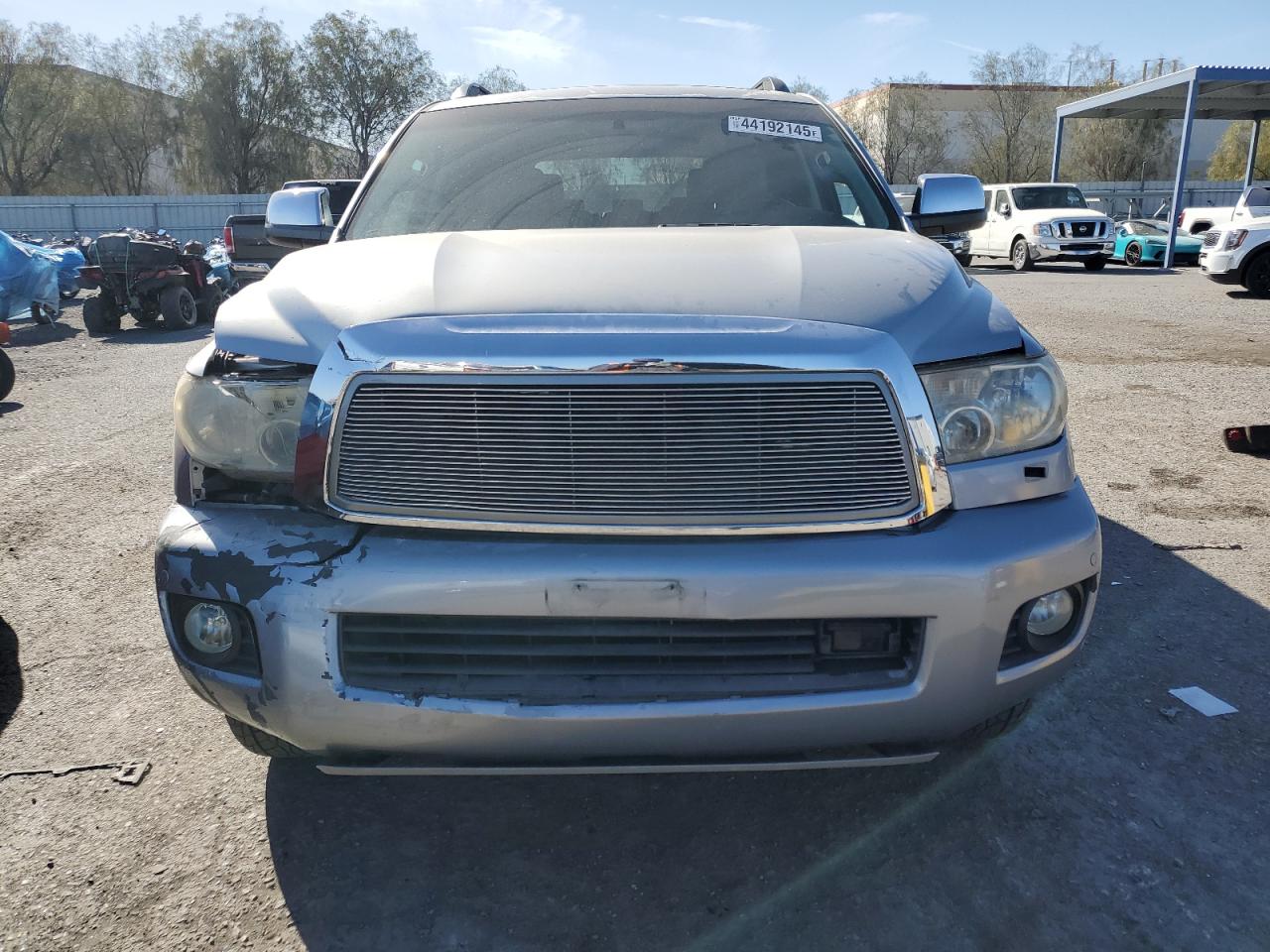 2010 Toyota Sequoia VIN 5TDDY5G15AS038960 Copart auction photo, front end damage thumbnail 5